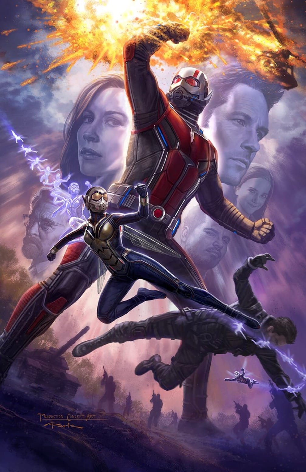 Plagát na Ant-Man and The Wasp z tohtoročného Comic-Conu!; Zdroj: emp.com