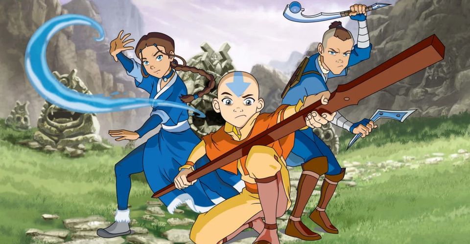 Aang, Katara a Sokka