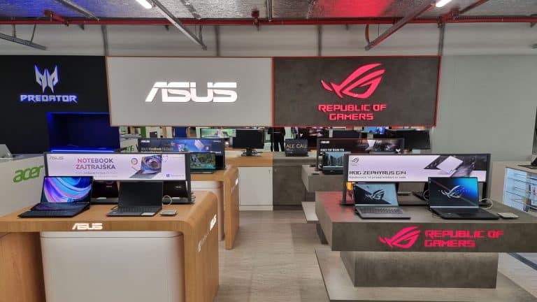 asus alza showroom nivy centrum